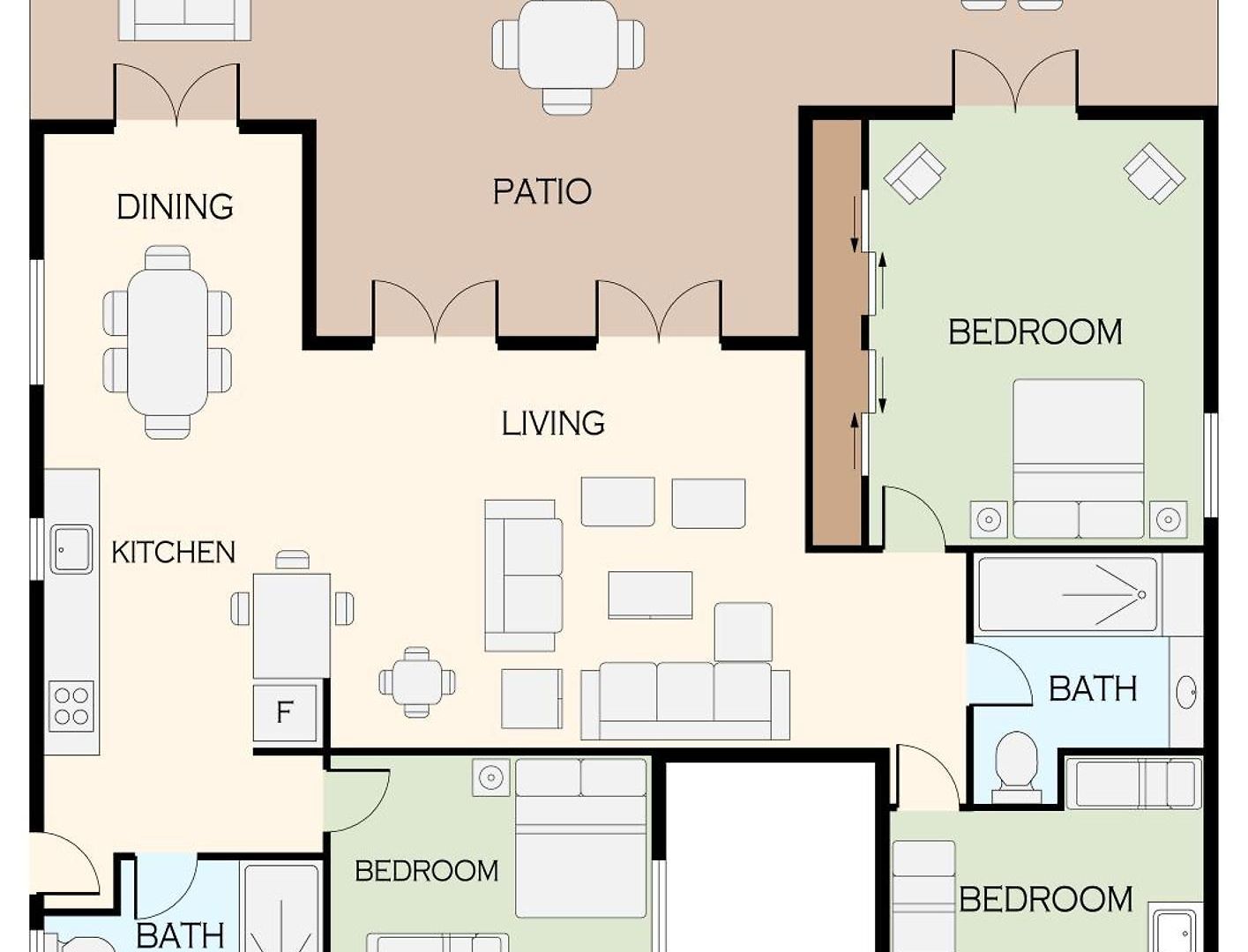 Holiday home Juniper Entire - Sleeps 18 - Oceanfront