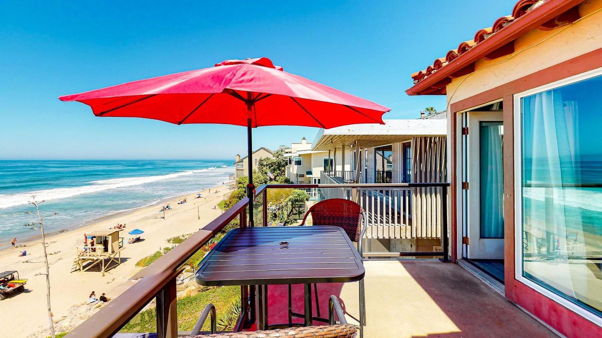 3009 Ocean Street A Beachfront With Balcony & Deck Apartment Carlsbad
