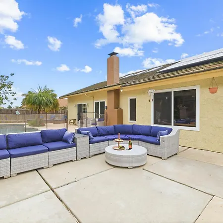 Pool Retreat With Hot Tub And Patio