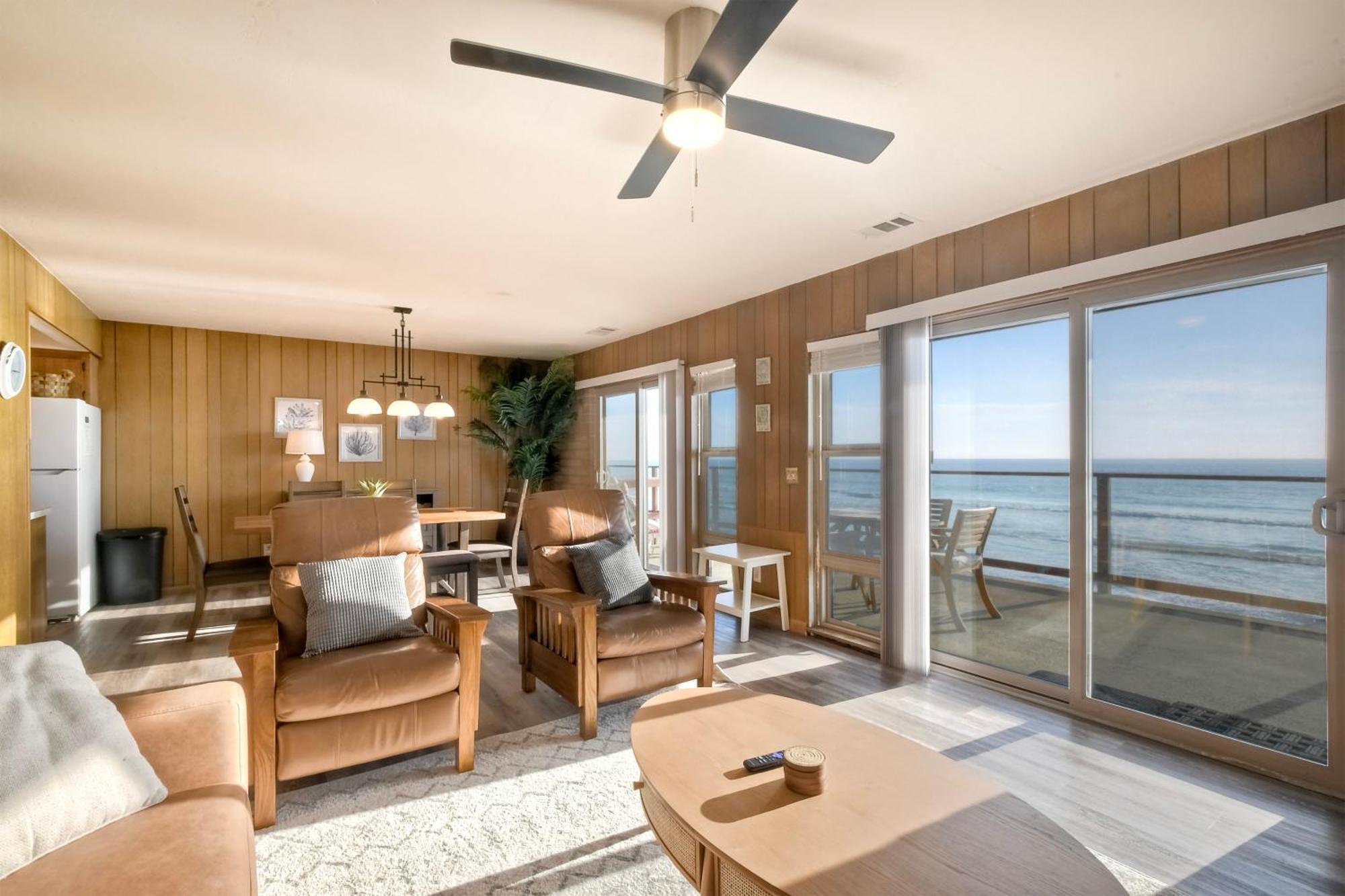 Oceanfront Getaway - Ocean Views - Fire Pit - Bbq - Access